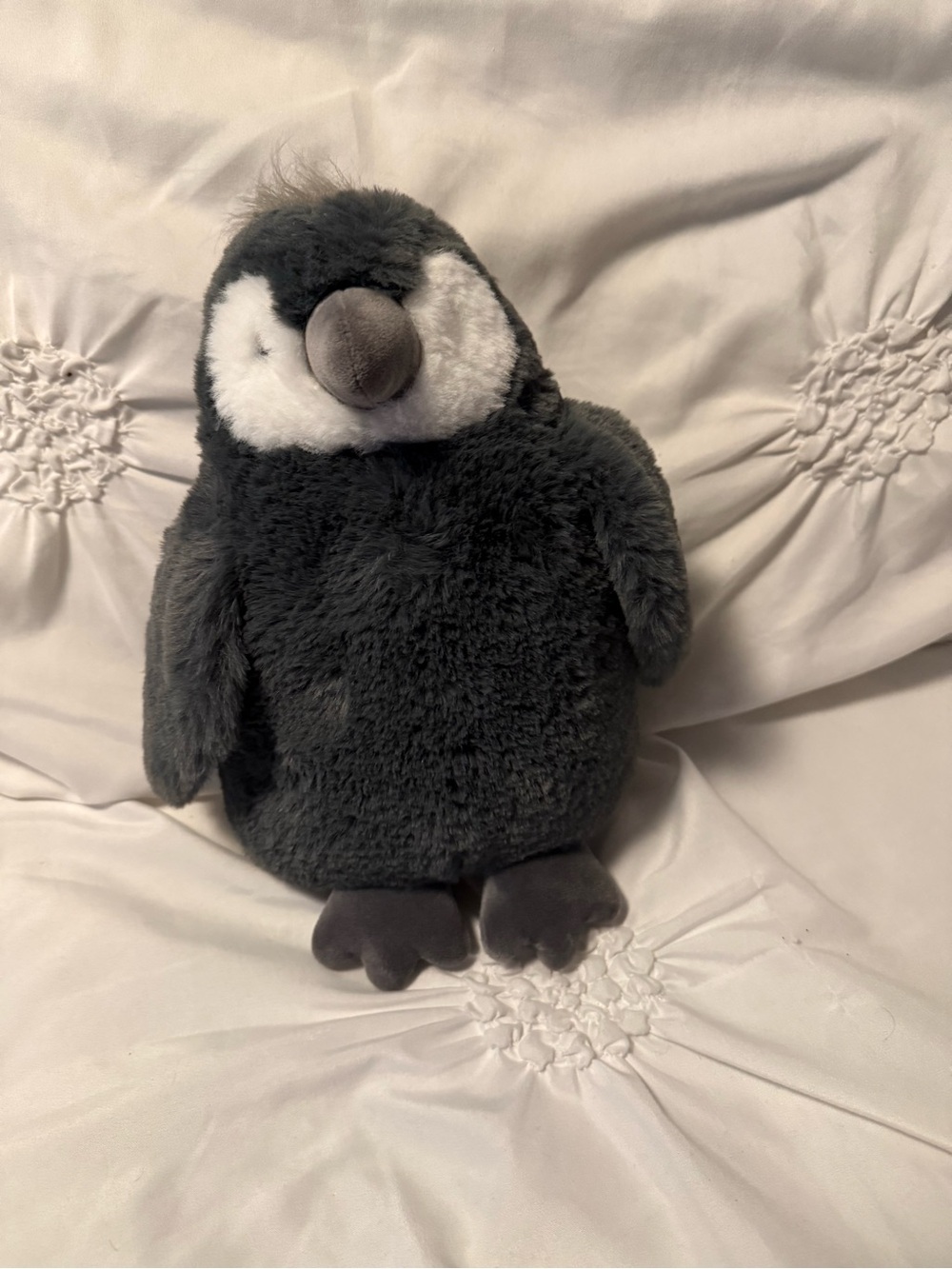 Douglas Plush Penguin Small Pet Toy - Dark Gray and White